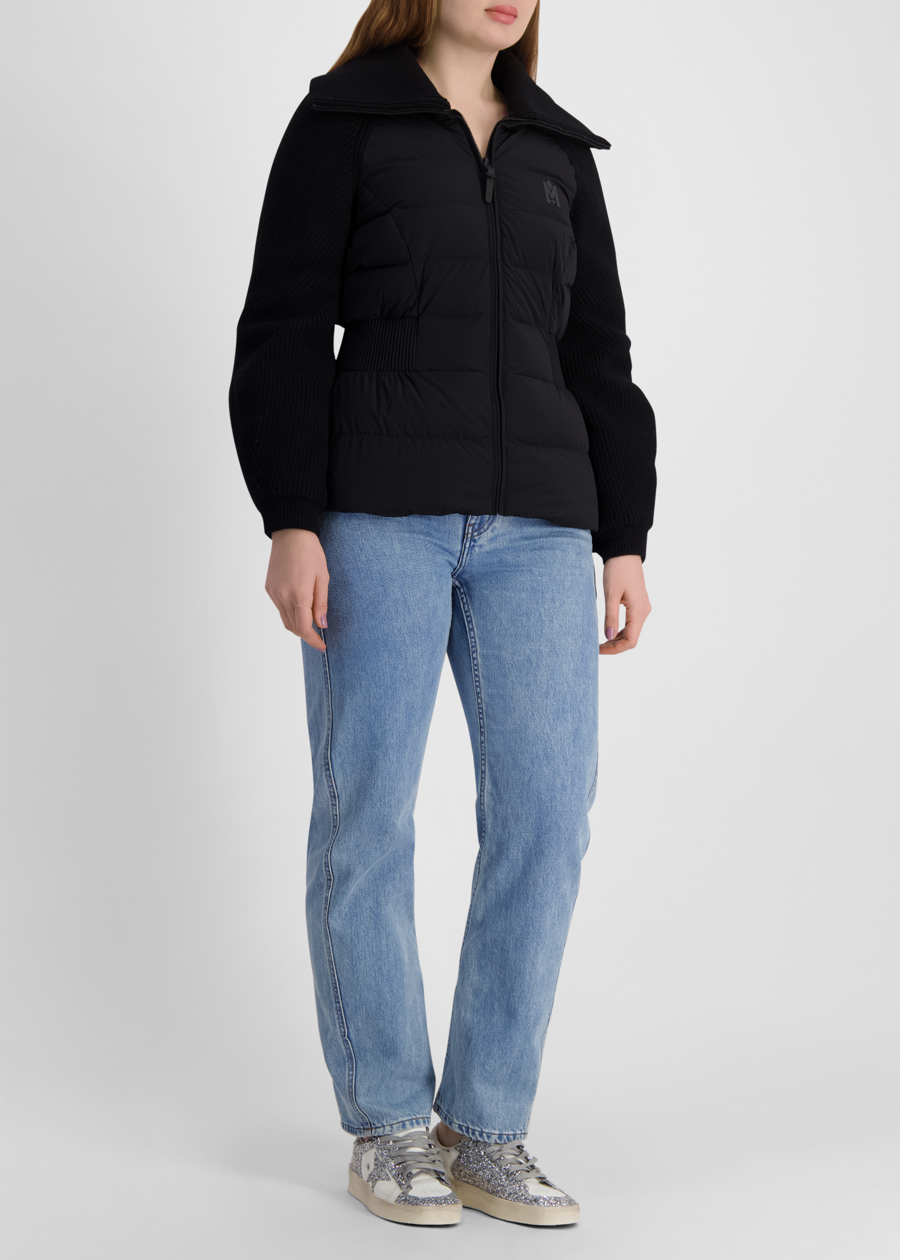 Foxy black quilted jacket