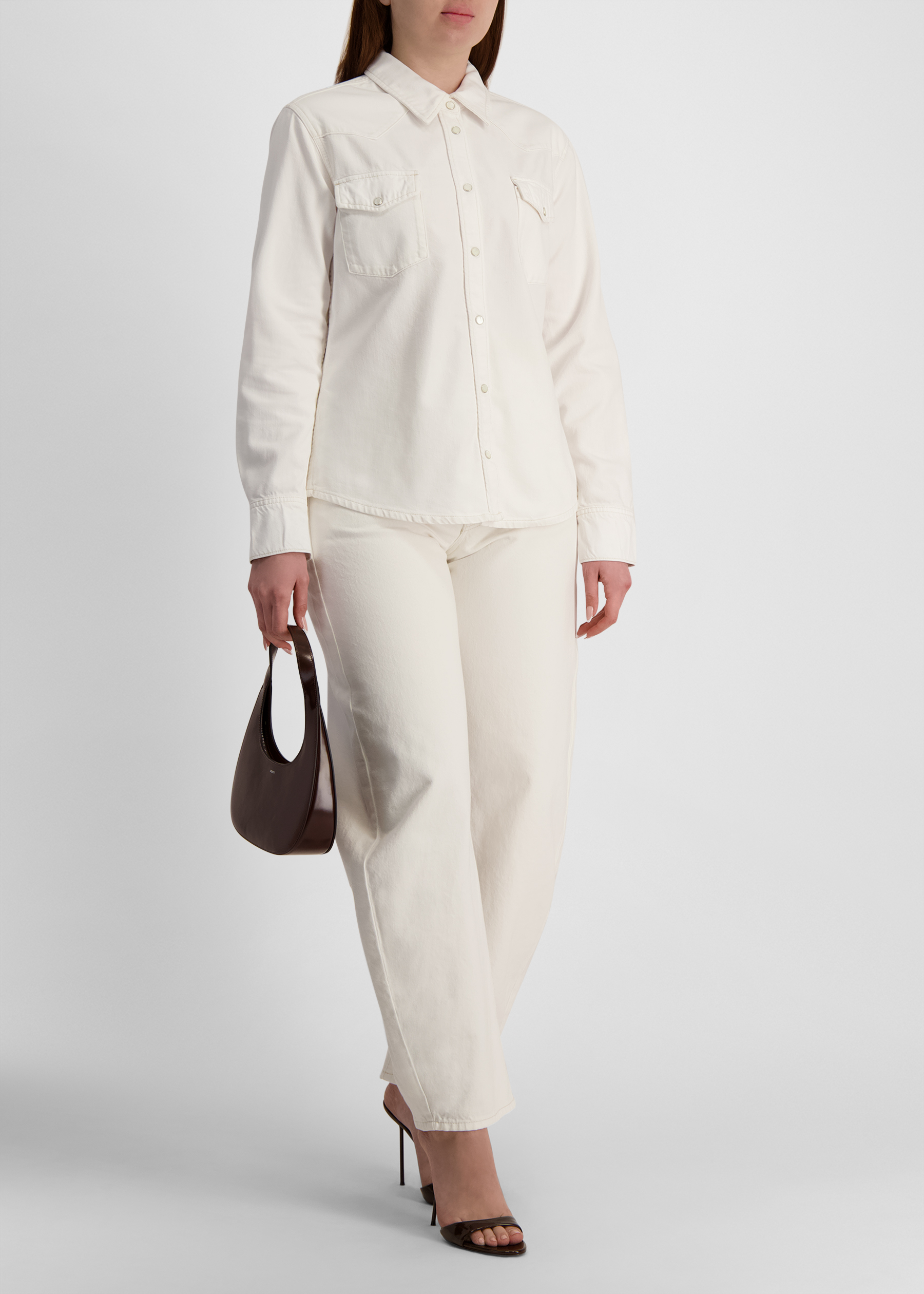 The Classic white denim shirt