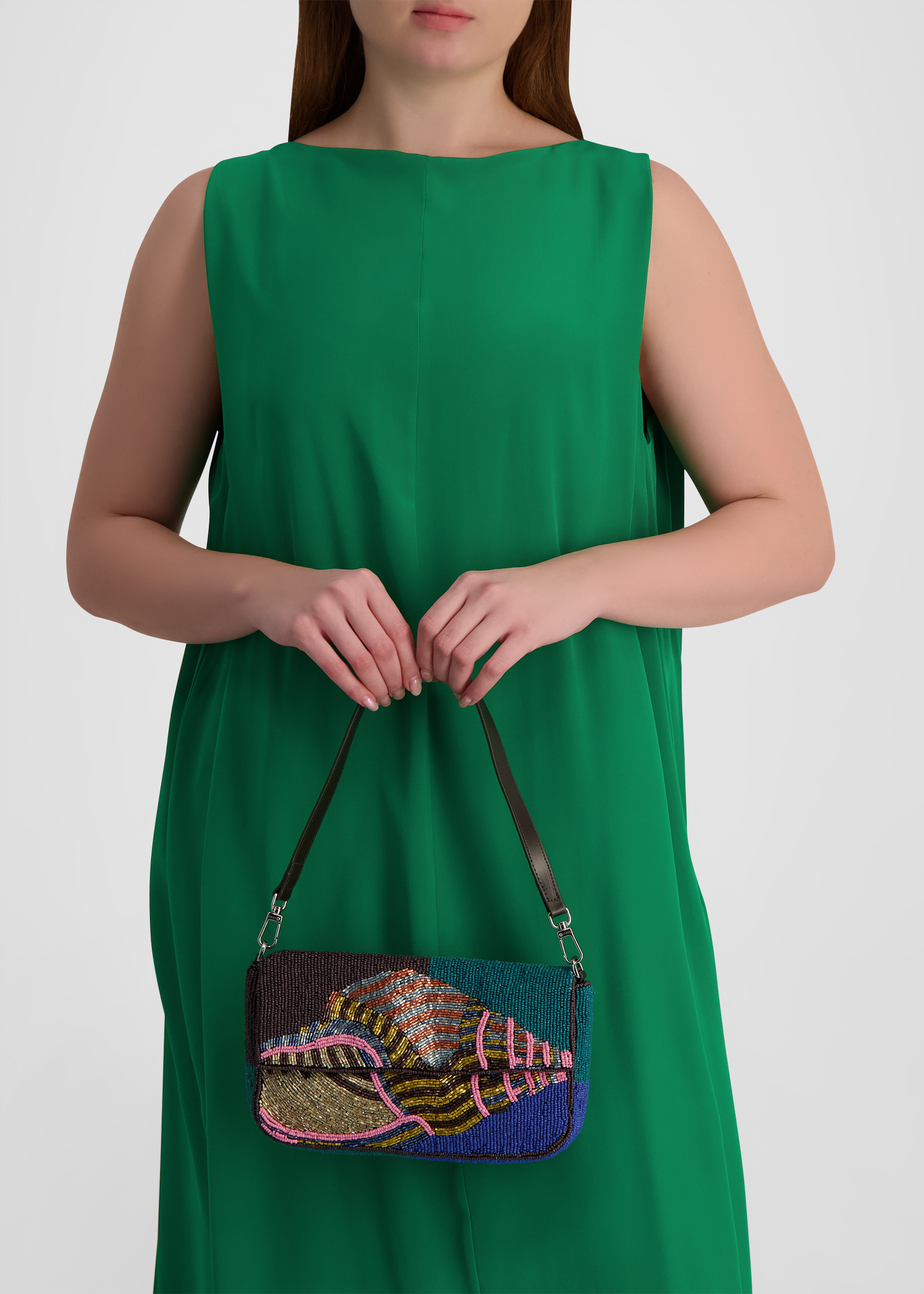Timmy beaded shoulder bag