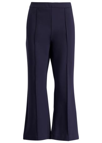 Knack navy straight-leg trousers