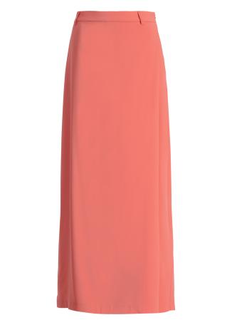 Desire pink wide-leg crepe trousers