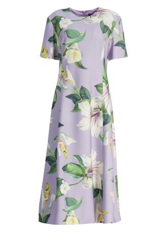 Caroline floral-print midi dress