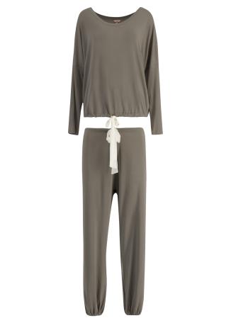 Gisele green stretch-modal pyjama set