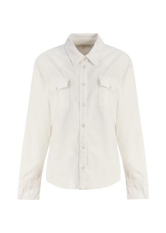 The Classic white denim shirt