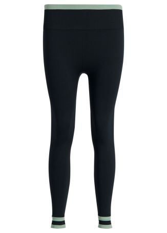 Form seamless navy logo stretch-jersey leggings