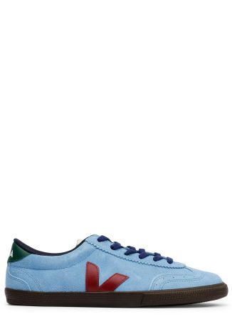 Volley logo suede sneakers