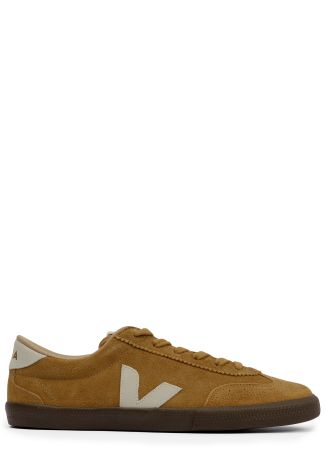 Volley logo suede sneakers