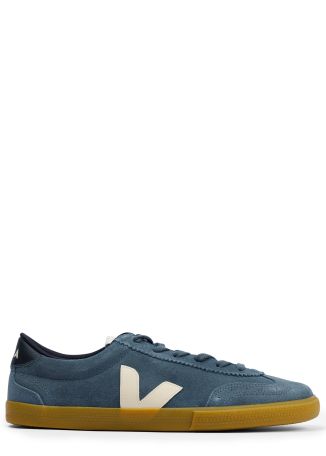 Volley logo suede sneakers