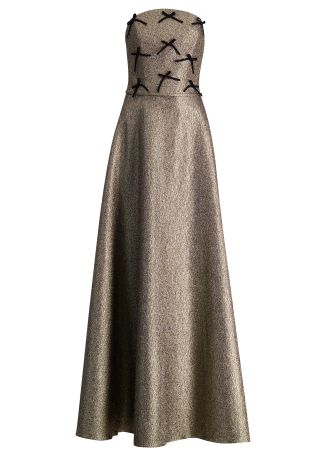 Metallic maxi dress