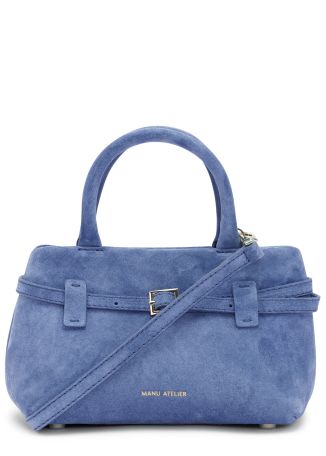 Le cambon 20 blue suede tote