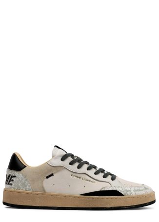 Chelsea panelled leather sneakers