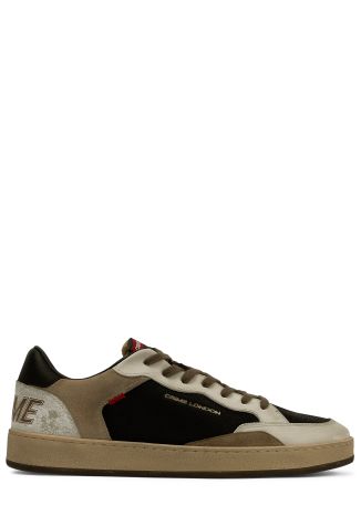 Chelsea panelled leather sneakers