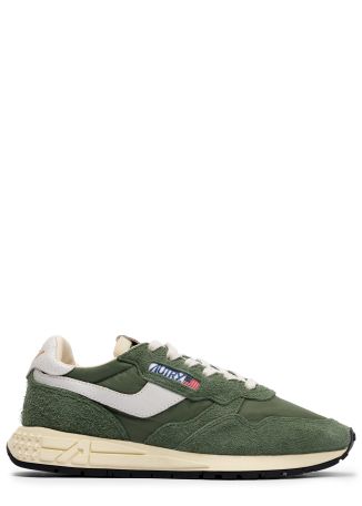 Reelwind panelled suede sneakers