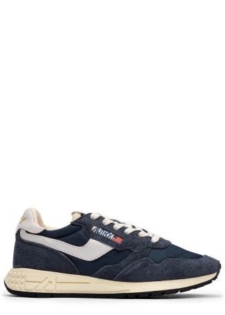 Reelwind panelled suede sneakers