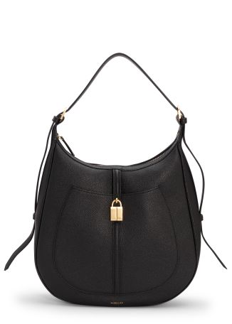 The siena hobo black leather shoulder bag