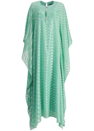 Carthage crystal-embellished crepe kaftan