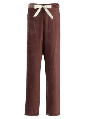 Pink straight-leg silk-blend pyjama trousers