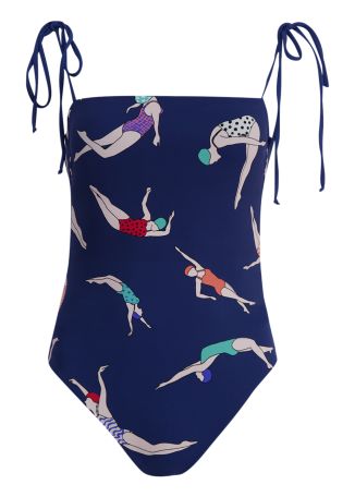 Printed swimsuit