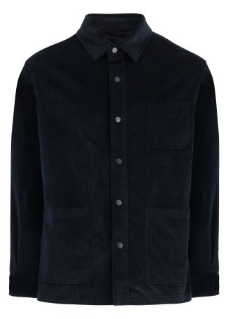 Navy wool shirt