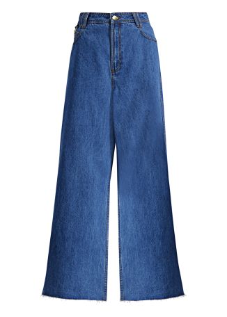 Outline blue wide-leg jeans