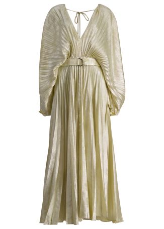 Westover pleated maxi dress