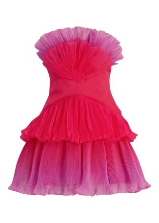 Enford ombré organza mini dress