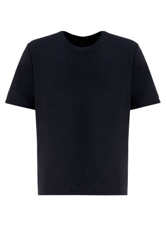 Black technical-jersey t-shirt