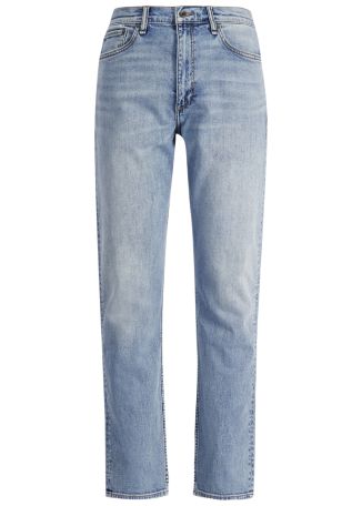 Blue slim-leg jeans