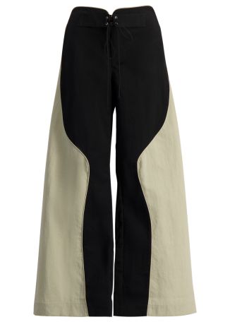 Panelled trousers
