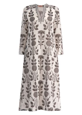 Giada floral-print cotton kaftan