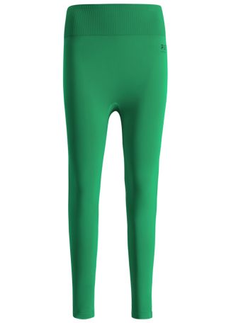 Restore seamless green logo stretch-jersey leggings