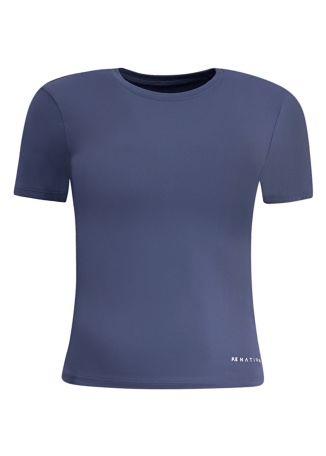 Foundation blue logo stretch-jersey t-shirt