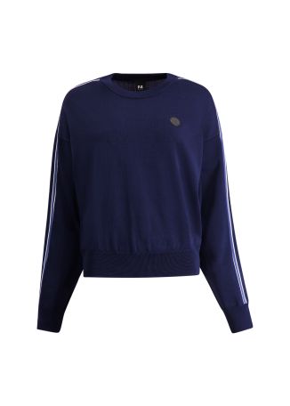 Retreat navy knitted jumper