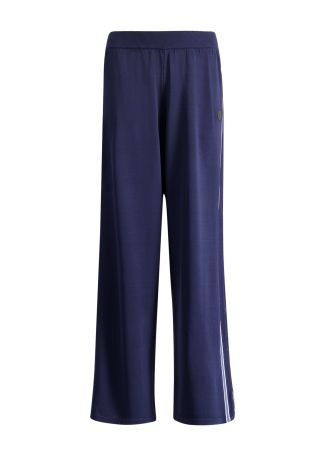 Retreat navy knitted track pants