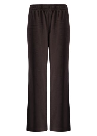 Printemps waffle black logo cotton-blend track pants