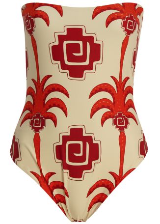 Alta mar printed swimsuit