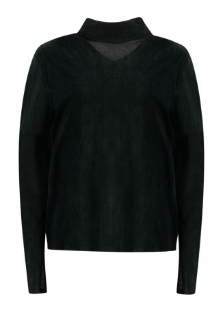 Green layered tulle top