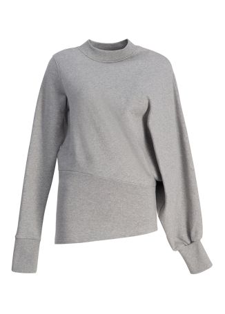 Grey cotton jumper