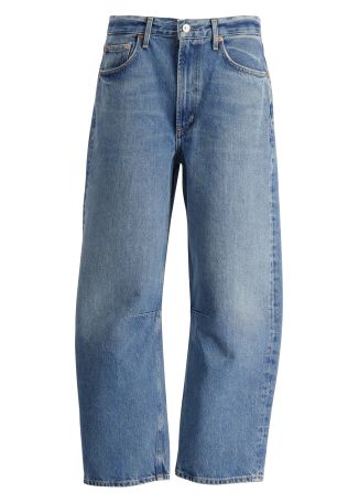 Miro blue barrel-leg jeans
