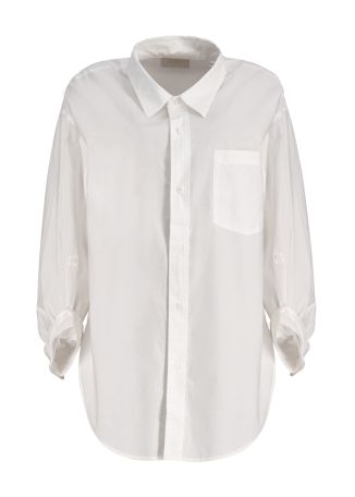 Kayla white cotton shirt