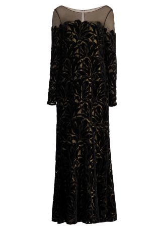 Gigi devoré lace maxi dress