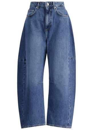 Charlie blue barrel-leg jeans