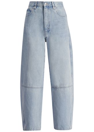 The bubble blue barrel-leg jeans