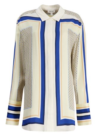 Meret printed satin shirt