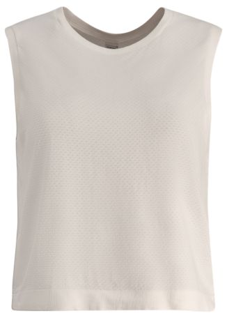 Page white textured tank