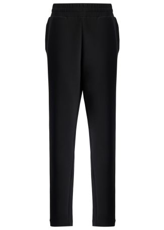 The slim black zip-detail stretch-jersey sweatpants