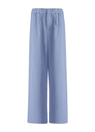 Kayson blue wide-leg stretch-jersey trousers