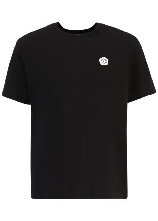 Boke flower 2.0 black logo-print cotton t-shirt