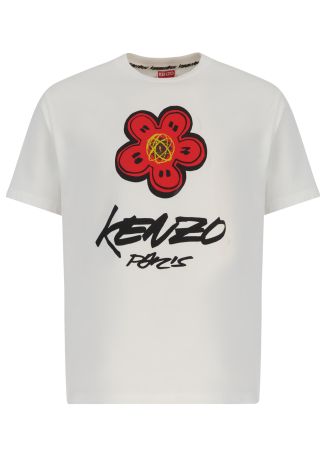 Kenzo x futura 2000 printed cotton t-shirt