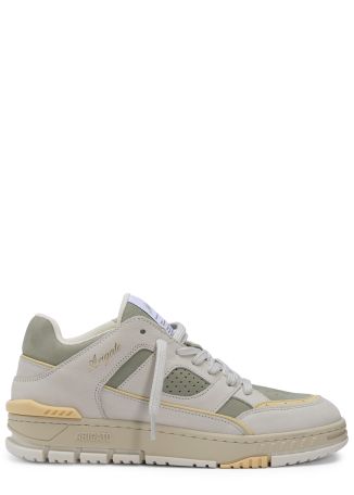 Area lo panelled leather sneakers